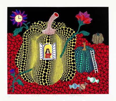 Hello - Signed Print by Yayoi Kusama 1989 - MyArtBroker