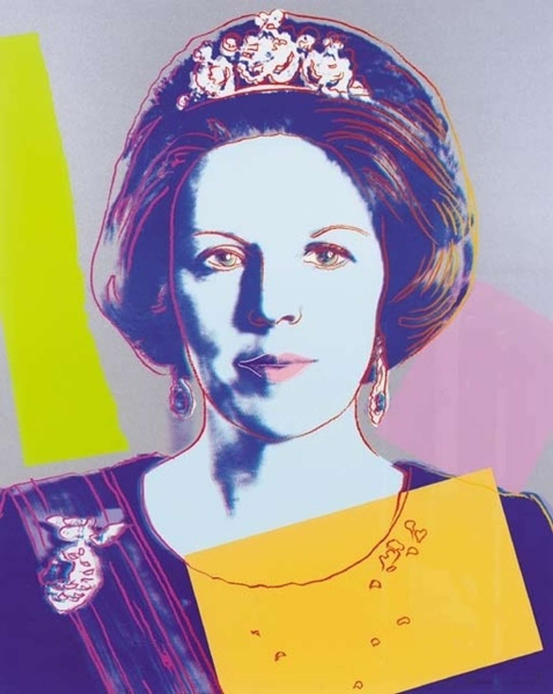 Queen Beatrix Of The Netherlands (F. & S. II.340) by Andy Warhol