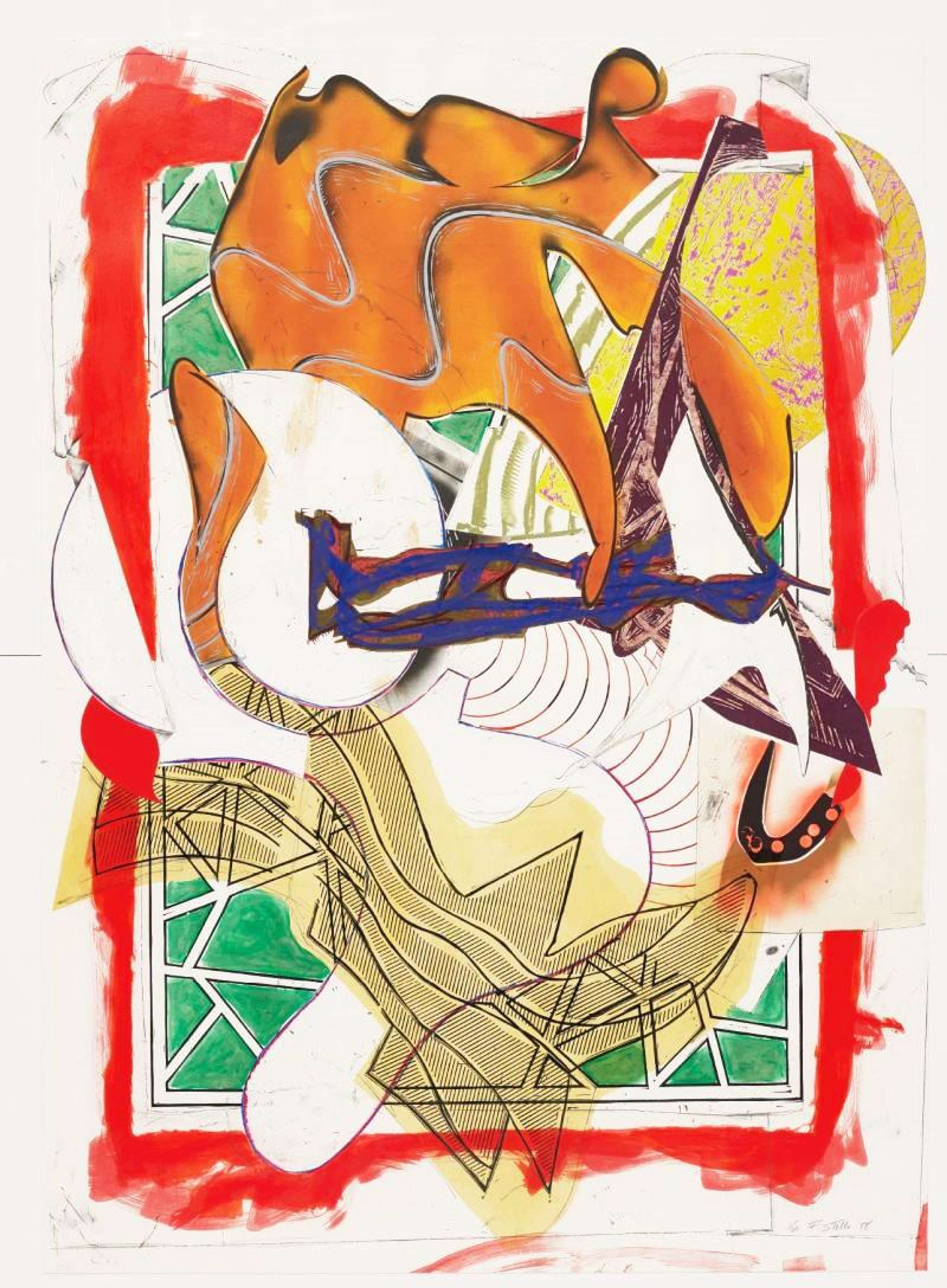 Hark! - Signed Print by Frank Stella 1988 - MyArtBroker