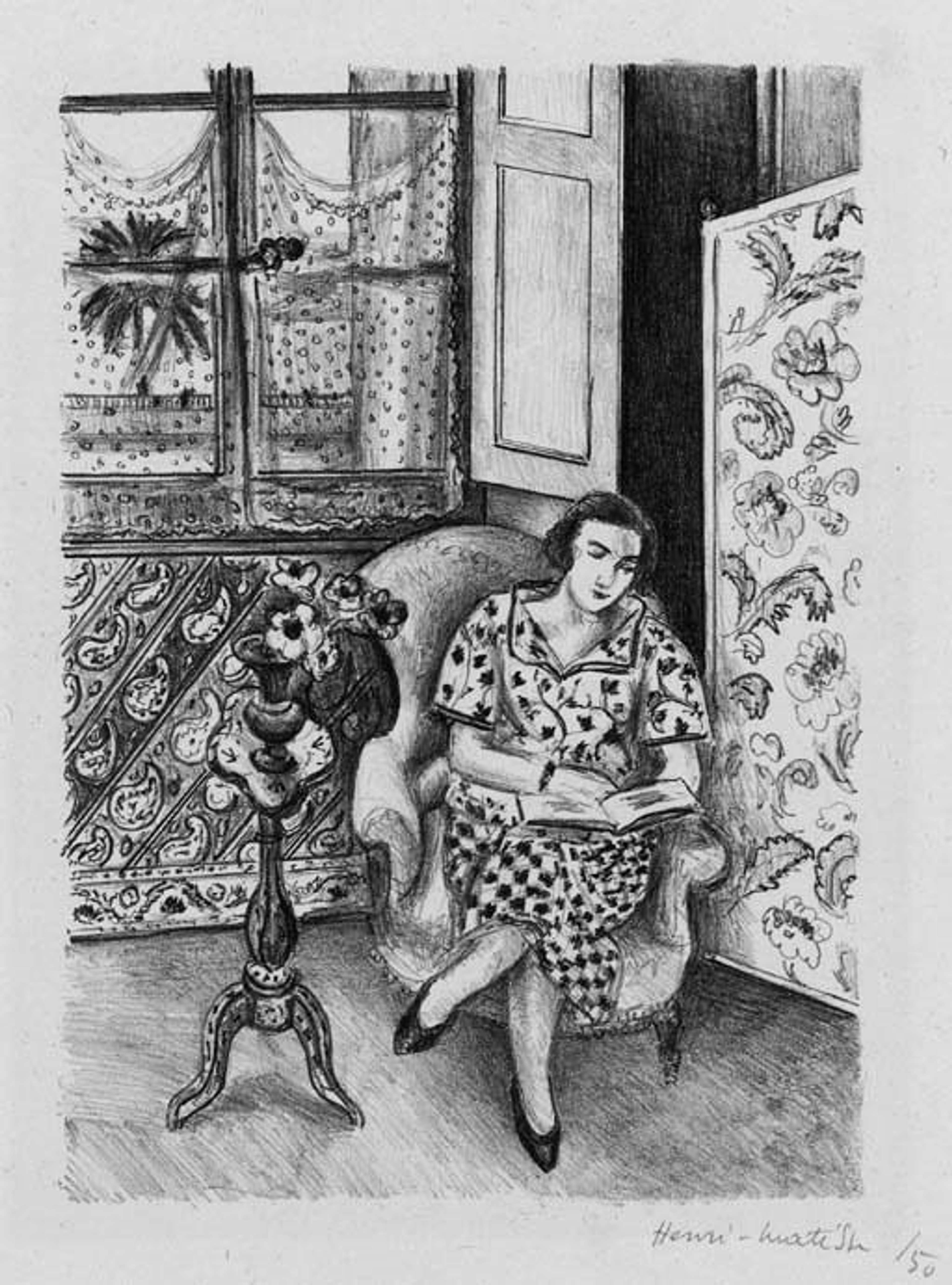 Intérieur La Lecture - undefined by Henri Matisse 1925 - MyArtBroker