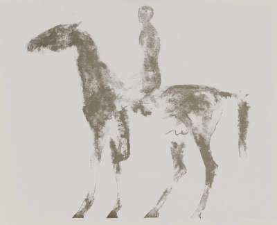Small Horse And Rider - Unsigned Print by Elisabeth Frink 2009 - MyArtBroker