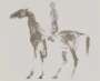 Elisabeth Frink: Small Horse And Rider - Unsigned Print