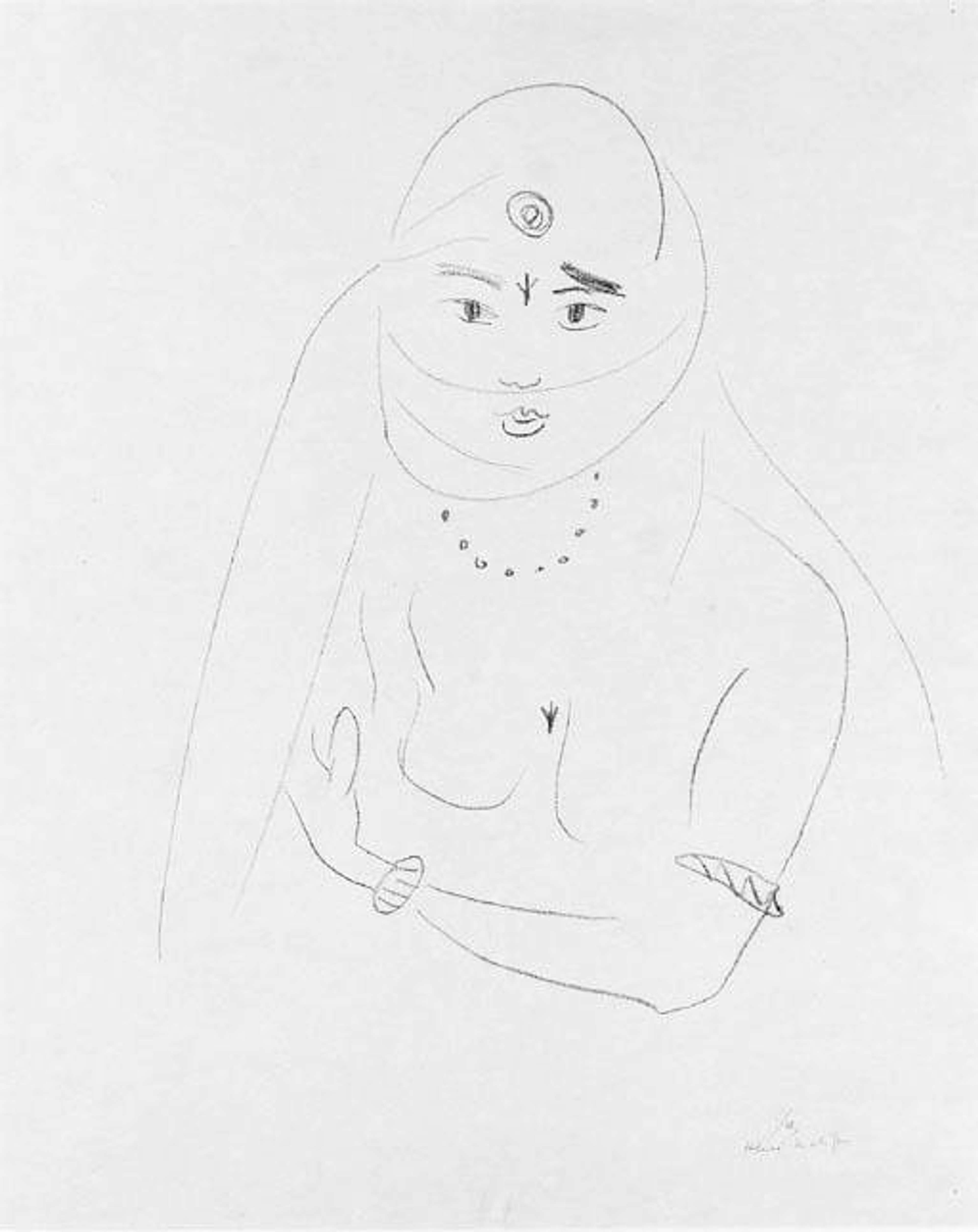 Figure Voilée Aux Deux Bracelets - undefined by Henri Matisse 1929 - MyArtBroker