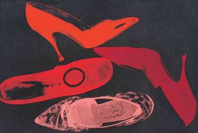 Andy Warhol: Diamond Dust Shoes (F. & S. II.253) - Signed Print