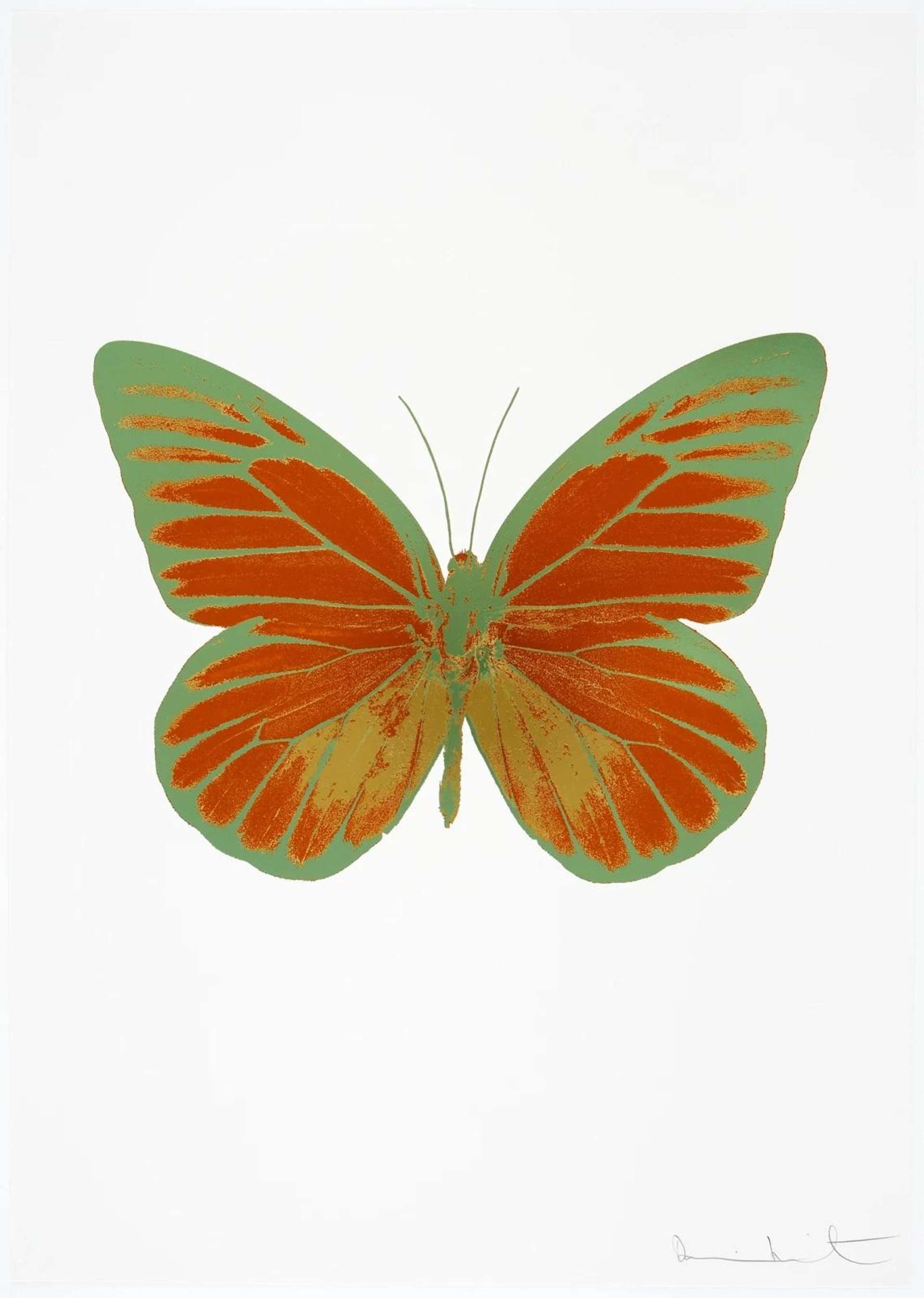 Damien Hirst: The Souls I (prairie copper, leaf green, cool gold) - Signed Print