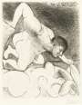 Pablo Picasso: Homme Dévoilant Une Femme - Signed Print