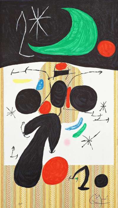 Joan Miró: Intérieur Et Nuit - Signed Print