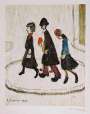 L S Lowry: The Family - Signed Print