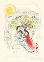 Marc Chagall: Le Square De Paris - Signed Print