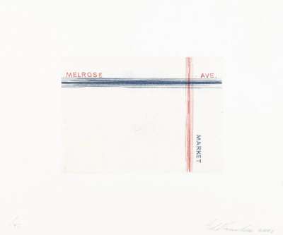 Melrose, Market - Signed Print by Ed Ruscha 2001 - MyArtBroker