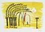 John Piper: Tickencote, Rutland: The Norman Chancel Arch - Signed Print