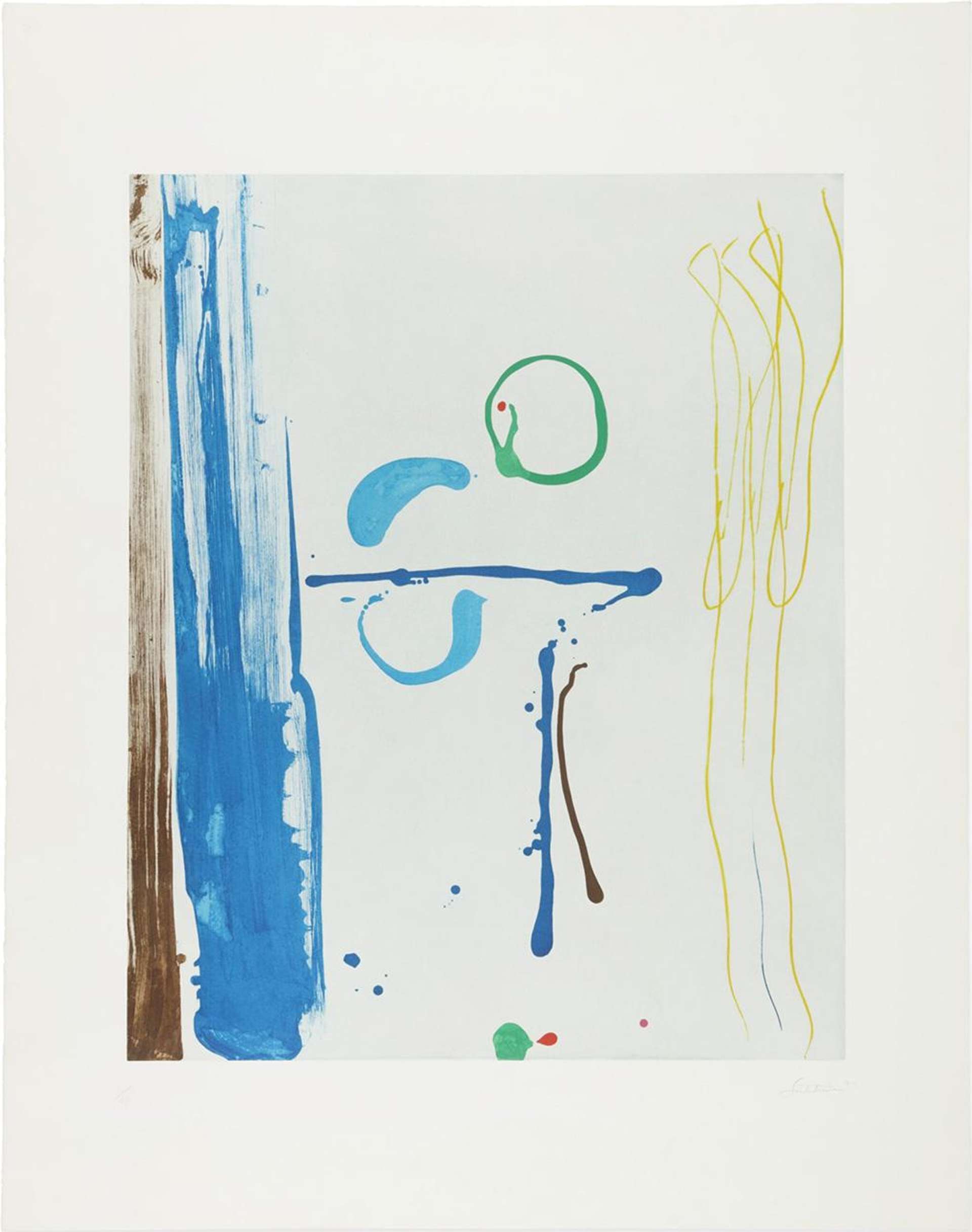 Sunshine After Rain - Signed Print by Helen Frankenthaler 1987 - MyArtBroker