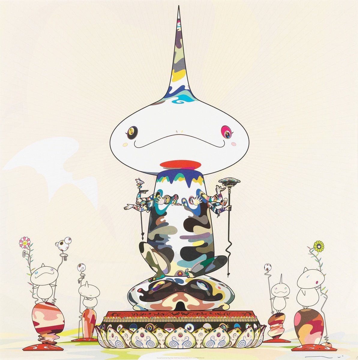 Takashi Murakami's Mr. Pointy (2011), popular culture, art of painting