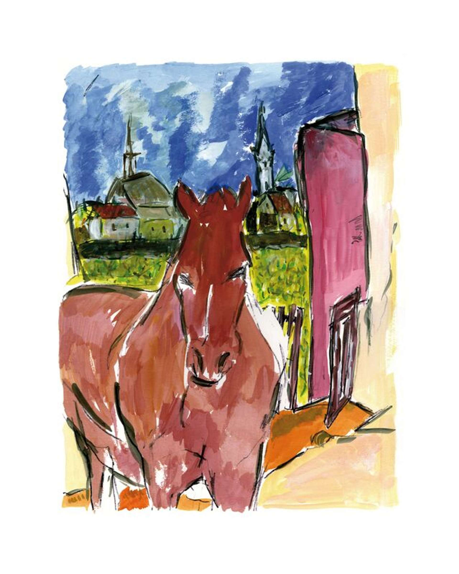 Horse - Signed Print by Bob Dylan 2010 - MyArtBroker
