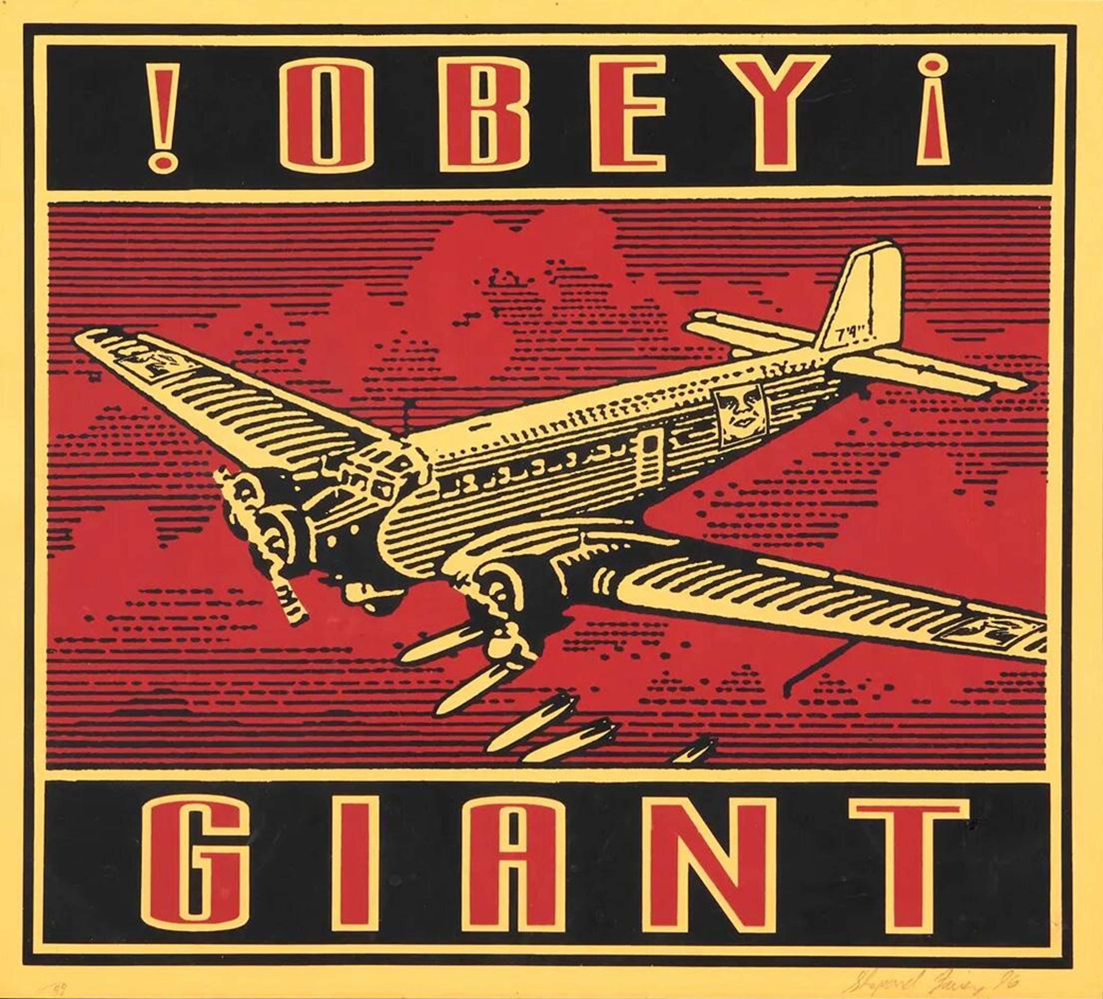 Obey Giant - Signed Print by Shepard Fairey 1996 - MyArtBroker