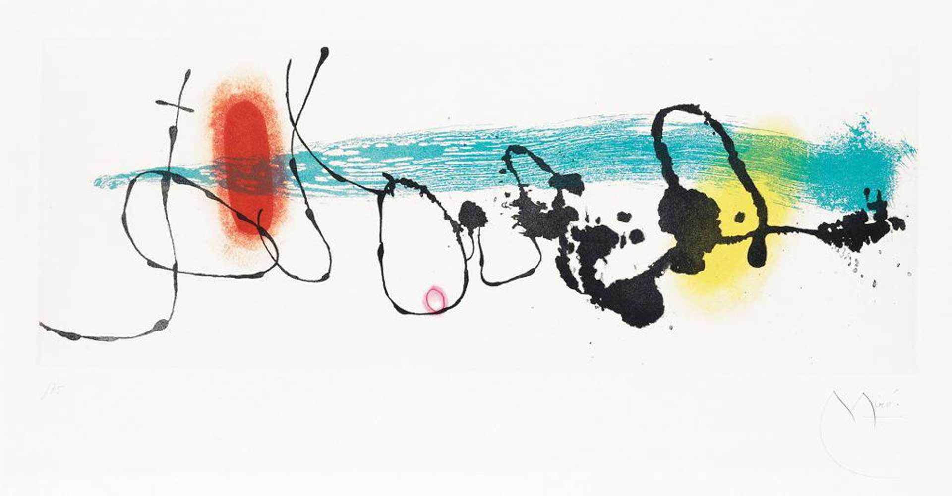 Joan Miró: Soleil Noyé II - Signed Print
