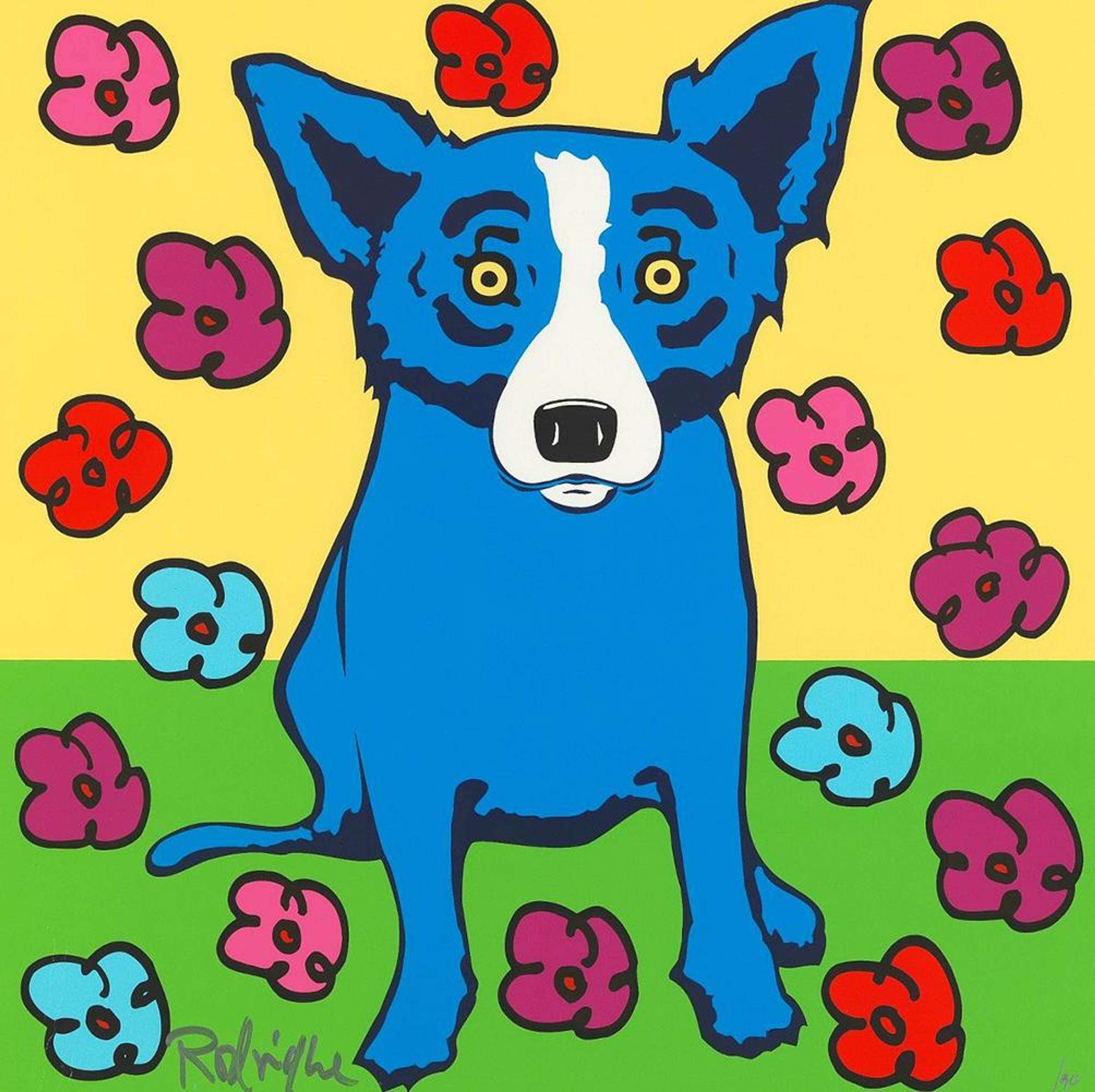 Flower Child - Signed Print by George Rodrigue 2004 - MyArtBroker