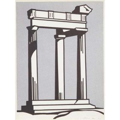 Temple - Signed Print by Roy Lichtenstein 1964 - MyArtBroker