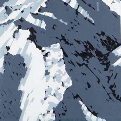 Gerhard Richter: Schweizer Alpen I - A2 - Signed Print