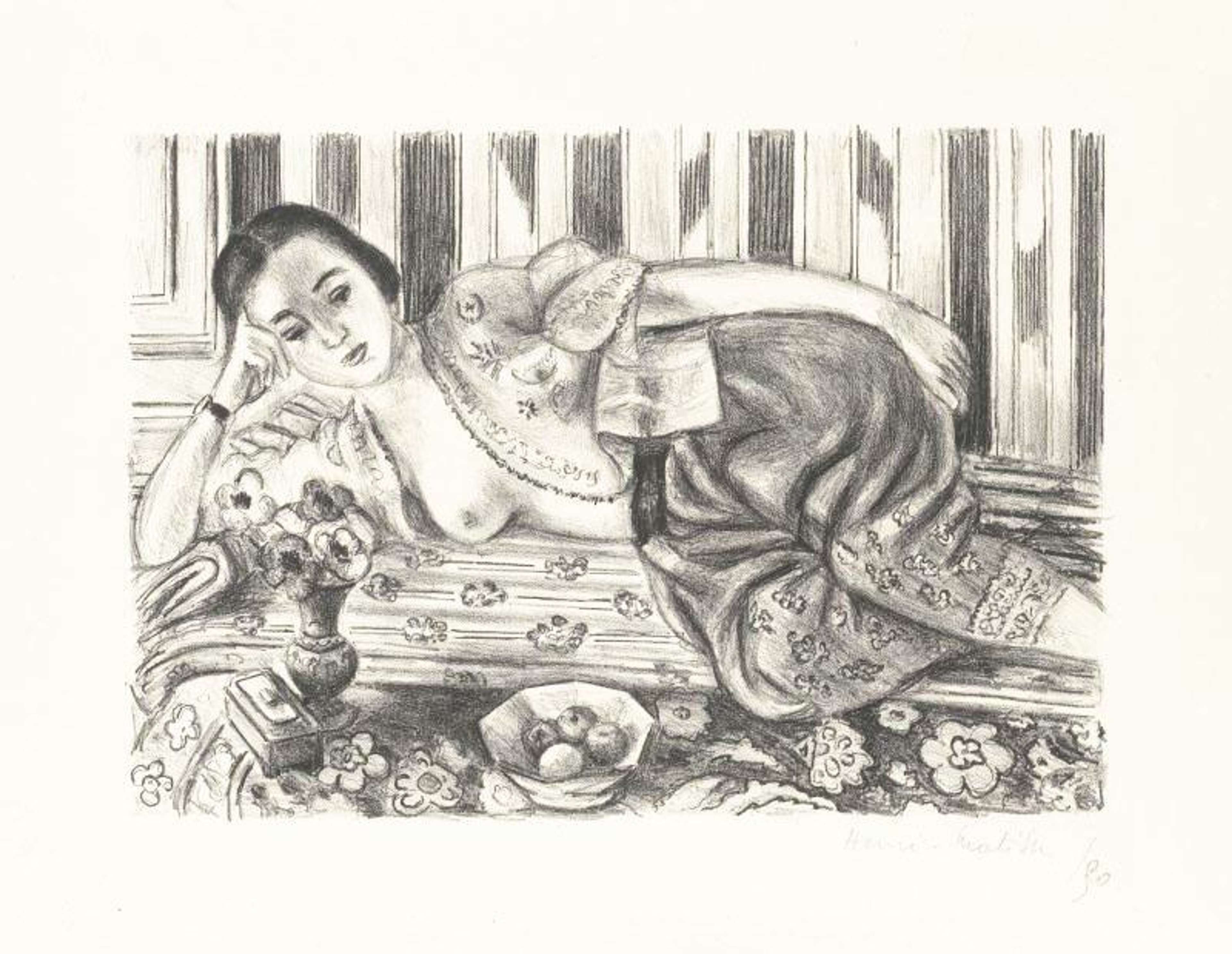 Odalisque La Culotte De Satin Rouge - undefined by Henri Matisse 1925 - MyArtBroker