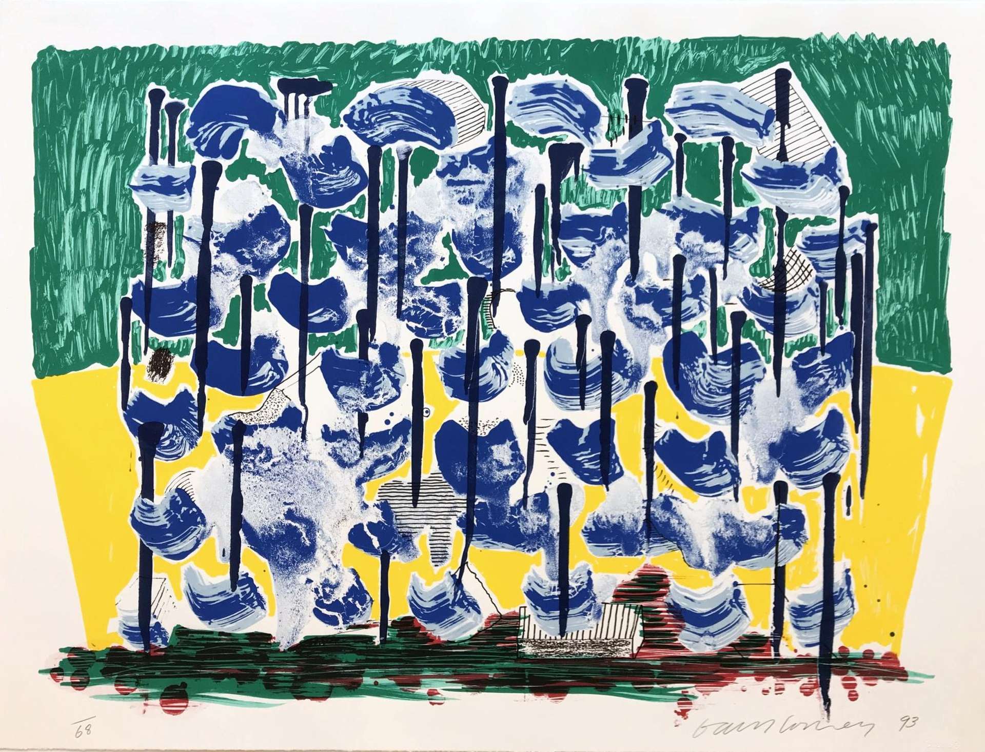 Slow Forest - Signed Print by David Hockney 1993 - MyArtBroker