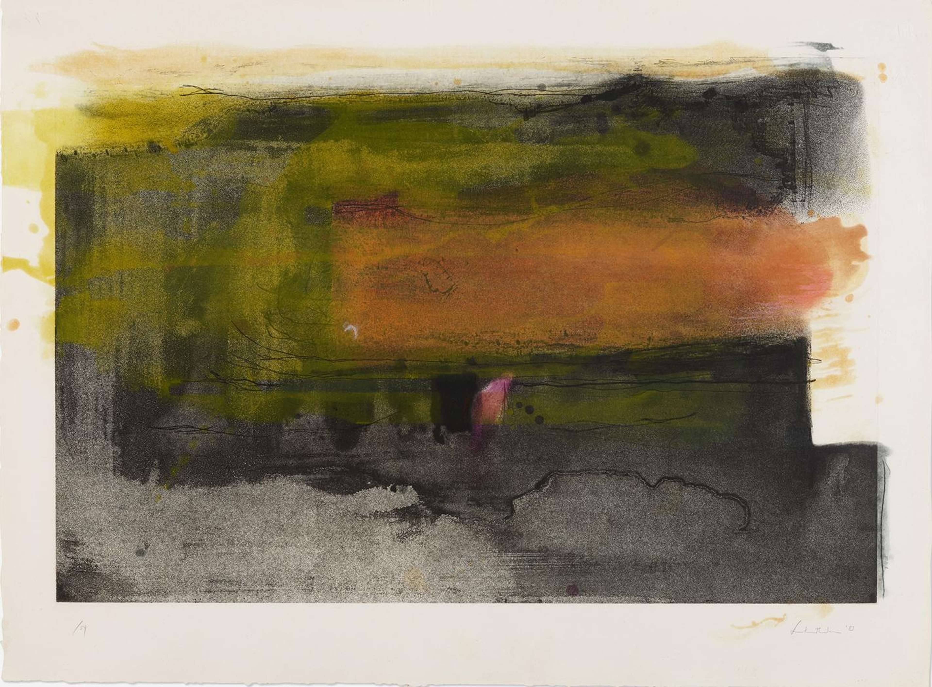 Deep Sun - Signed Print by Helen Frankenthaler 1983 - MyArtBroker