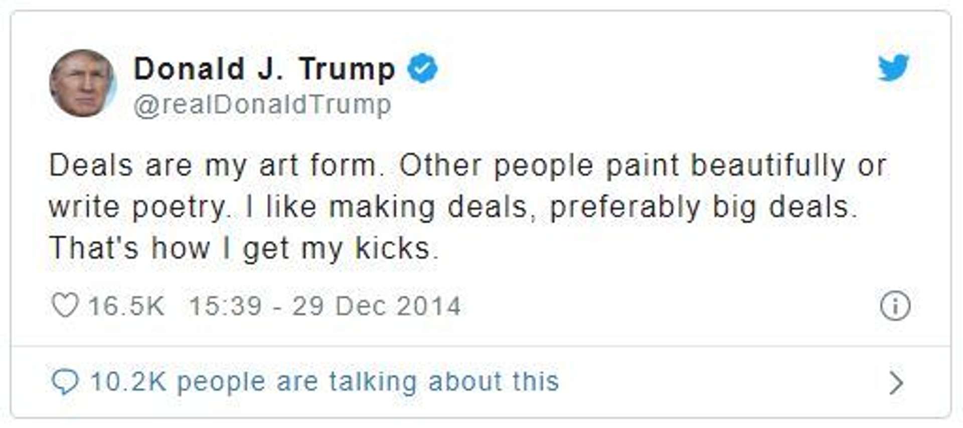 Donald Trump, Twitter, 2014 - MyArtBroker