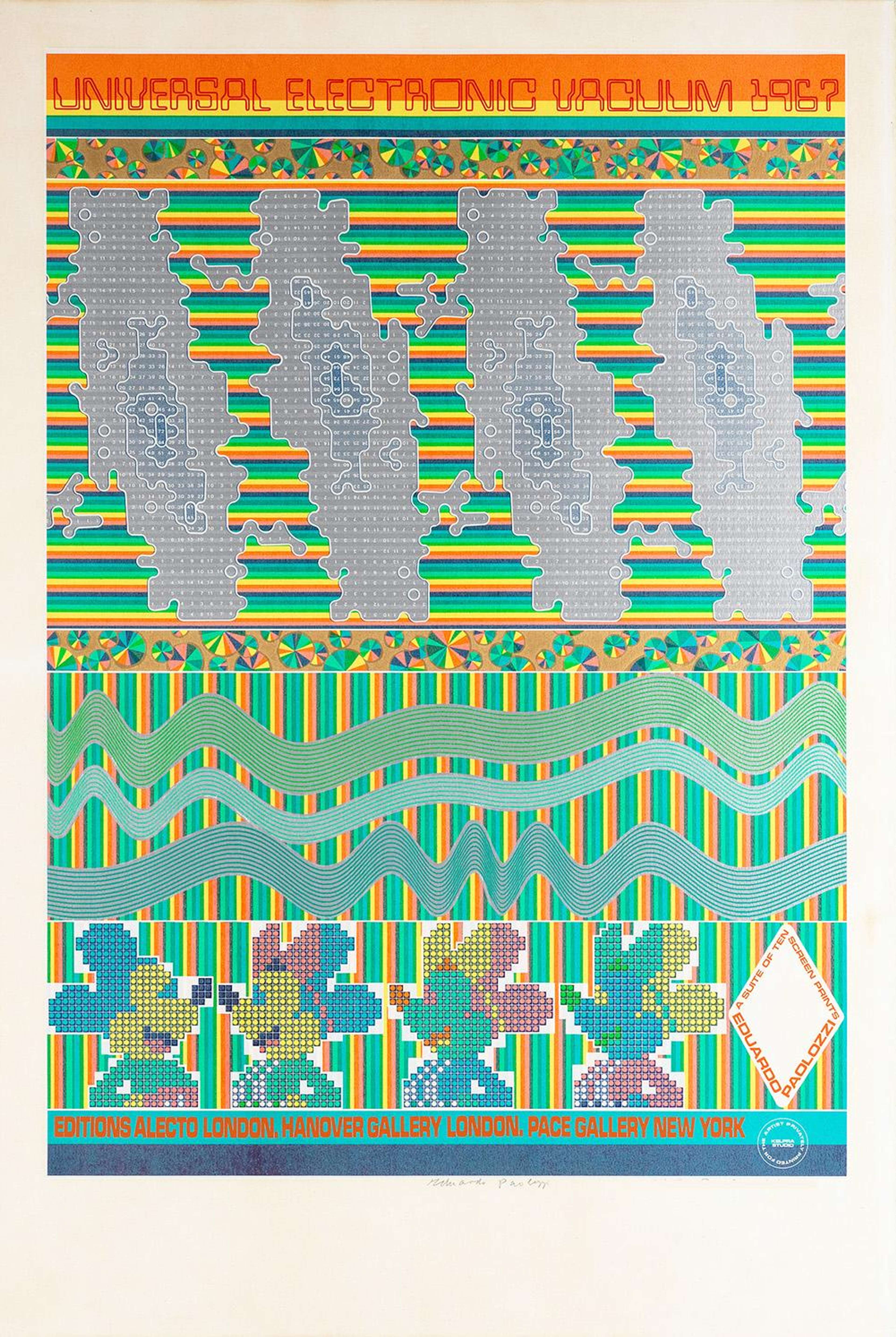 Universal Electronic Vacuum 6 - Signed Print by Eduardo Paolozzi 1967 - MyArtBroker