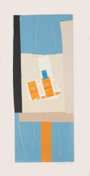 Robert Motherwell: Harvest With Orange Stripe - Signed Print