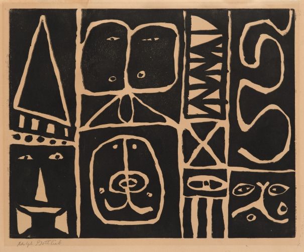 Adolph Gottlieb Pictograph (Signed Print) 1946 | MyArtBroker