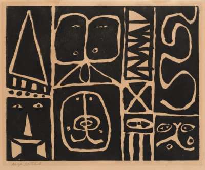 Pictograph - Signed Print by Adolph Gottlieb 1946 - MyArtBroker