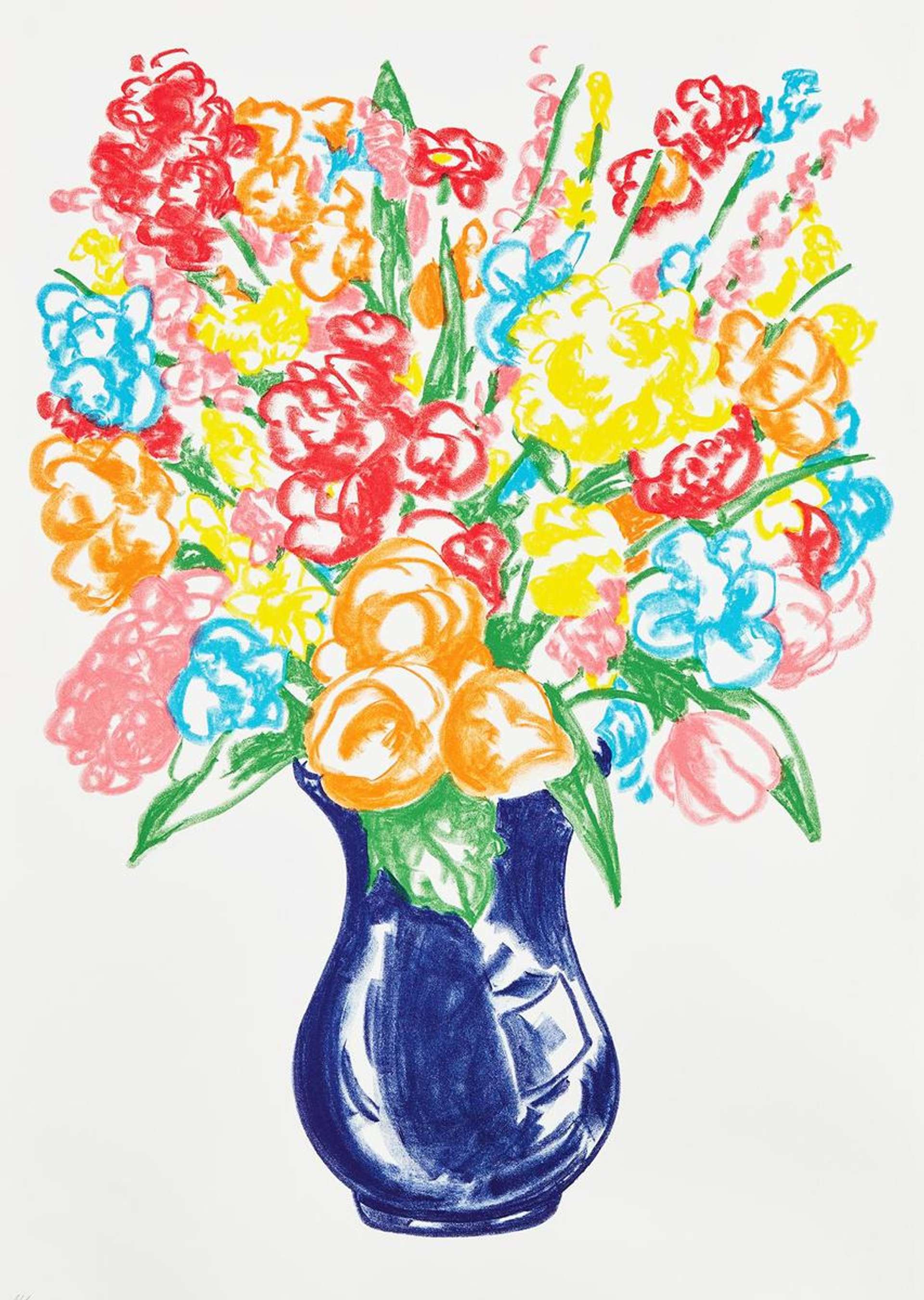 Jeff Koons: Flowers - Signed Print