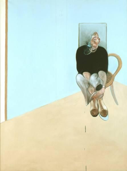 Francis Bacon Study For Self-Portrait 1982 (Signed Print