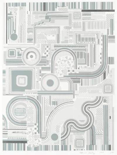 Untitled Grey - Signed Print by Eduardo Paolozzi 1974 - MyArtBroker