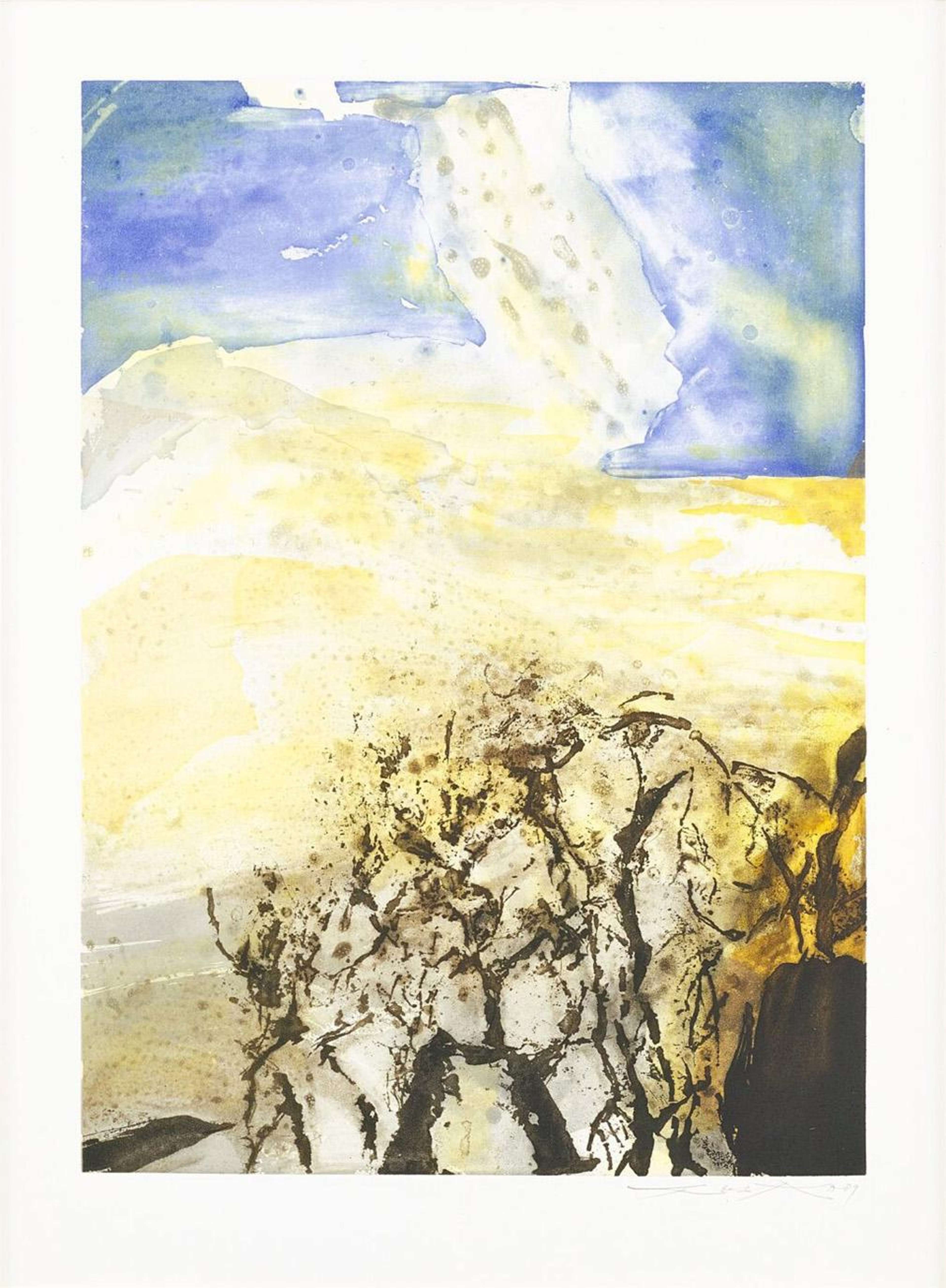 Untitled (A. 340) - Signed Print by Zao Wou-Ki 1989 - MyArtBroker