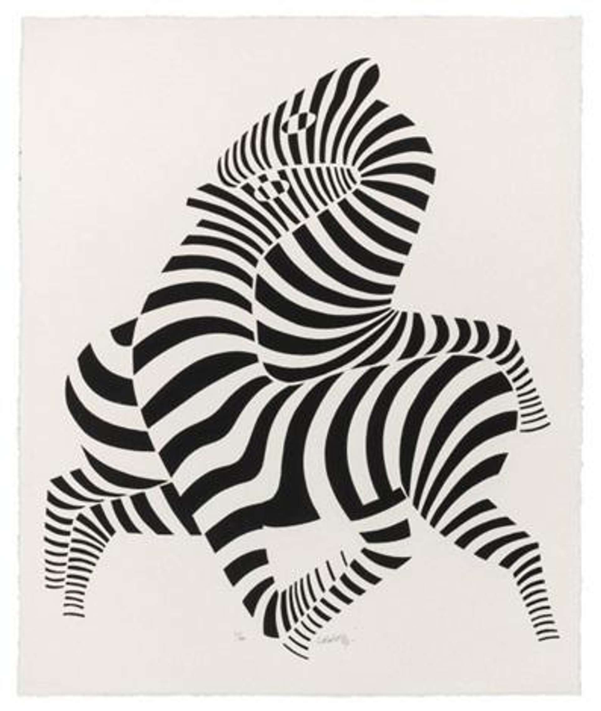 Tsikos D - Signed Print by Victor Vasarely 1990 - MyArtBroker