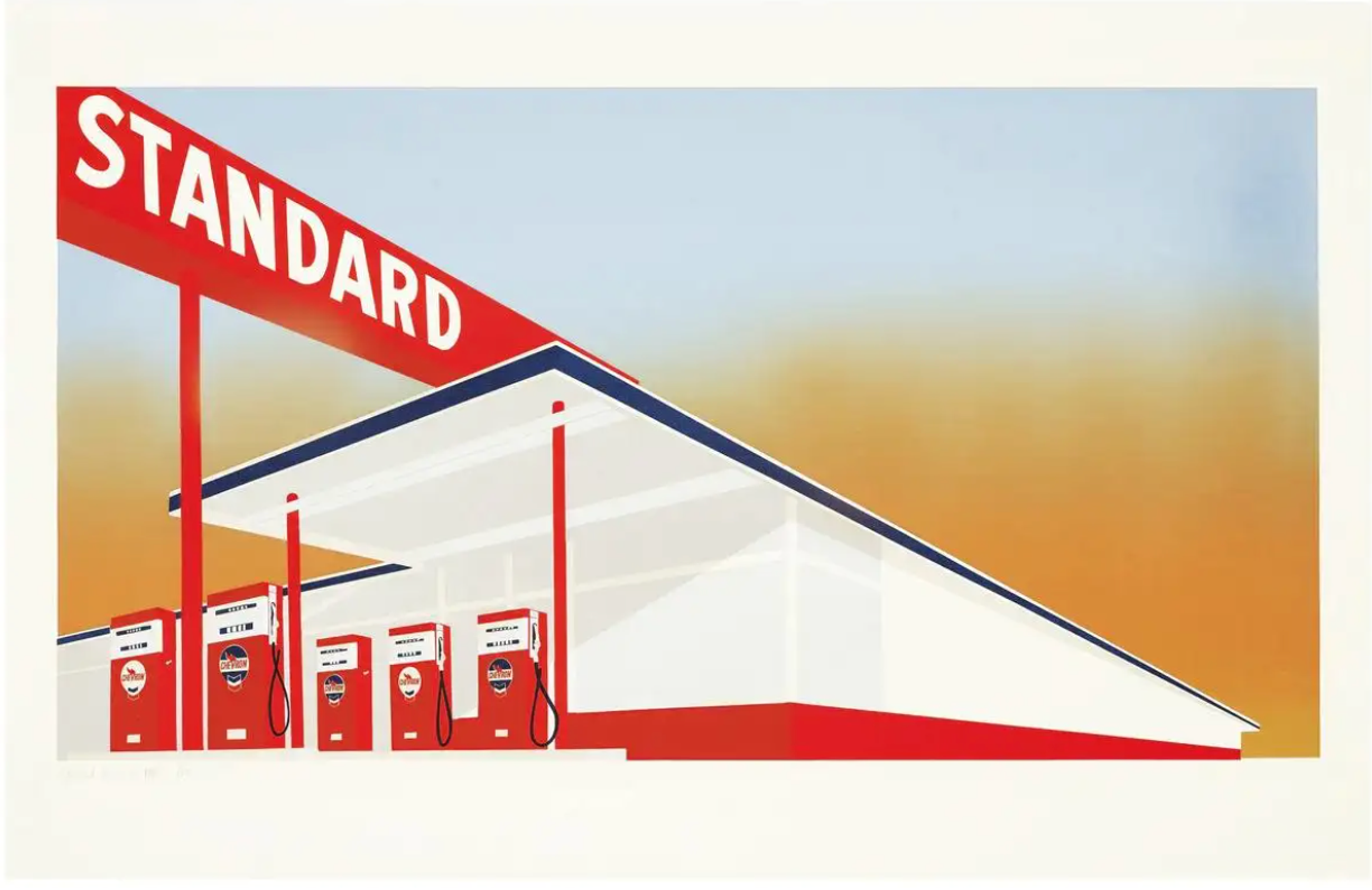 Standard Station by Ed Ruscha - MyArtBroker 