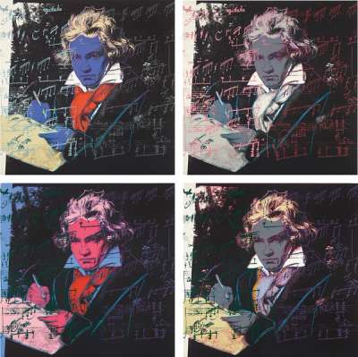 Beethoven (complete set) - Unsigned Print by Andy Warhol 1987 - MyArtBroker