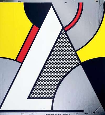 Wallpaper - Signed Print by Roy Lichtenstein 1968 - MyArtBroker
