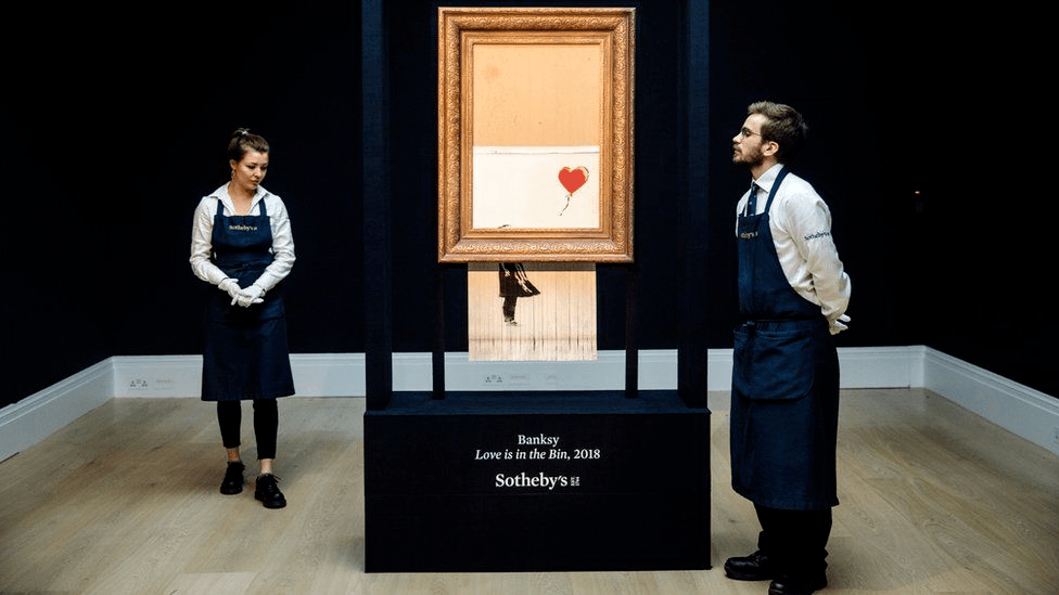 Banksy’s Shredded Artwork, Love Is In The Bin, Sells For Record £18.6M ...