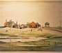 L. S. Lowry: Landscape With Farm Buildings - Signed Print