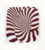 Victor Vasarely: Zebra Couple (Silver) - Signed Print