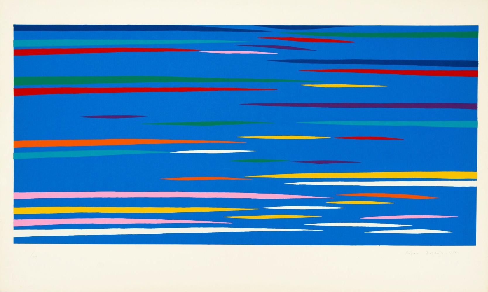 Piero Dorazio Composizione (Signed Print) 1976 | For Sale