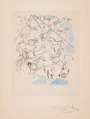Salvador Dali: Les Chevaux Bleus - Signed Print