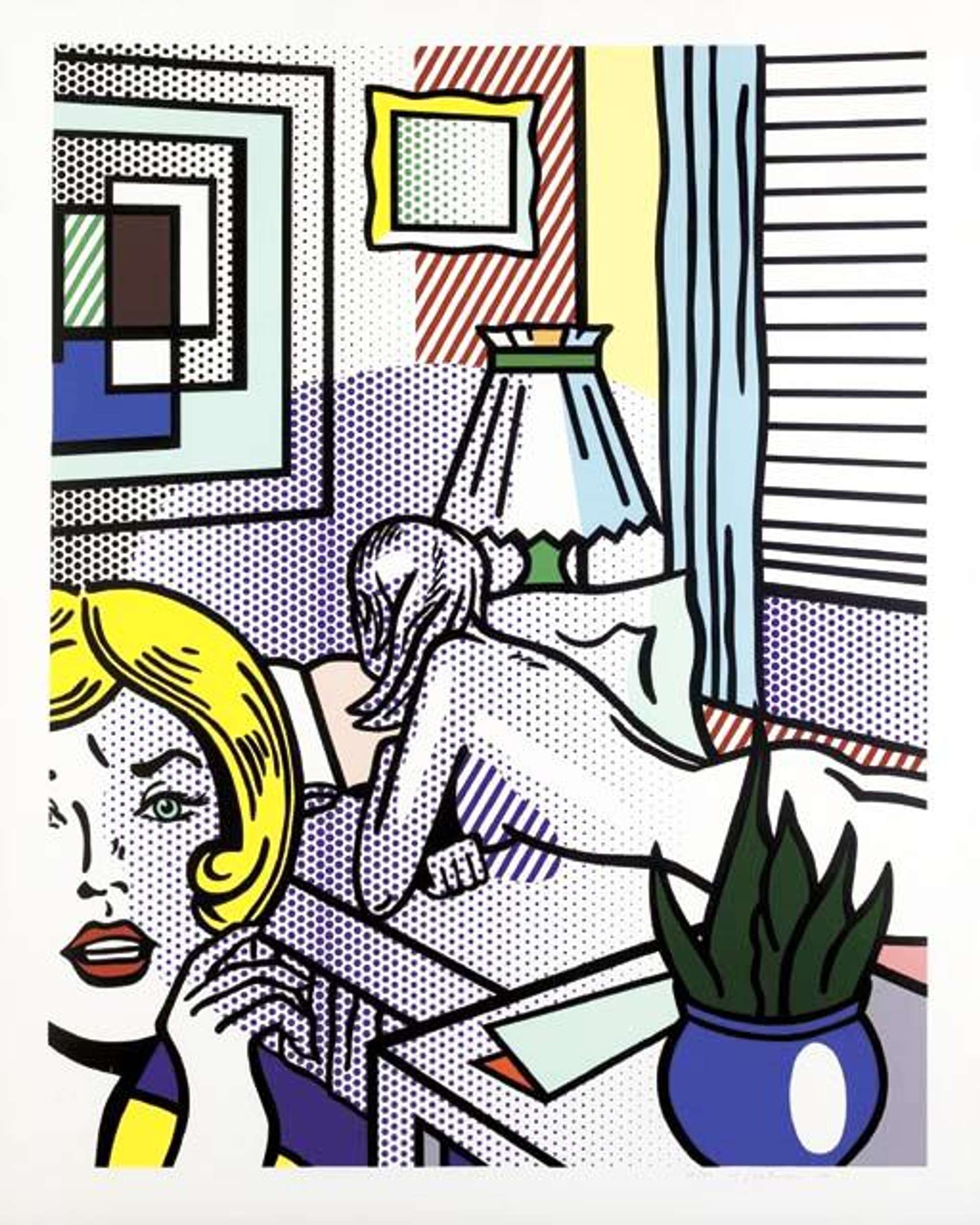 Roy Lichtenstein: Roommates - Signed Print