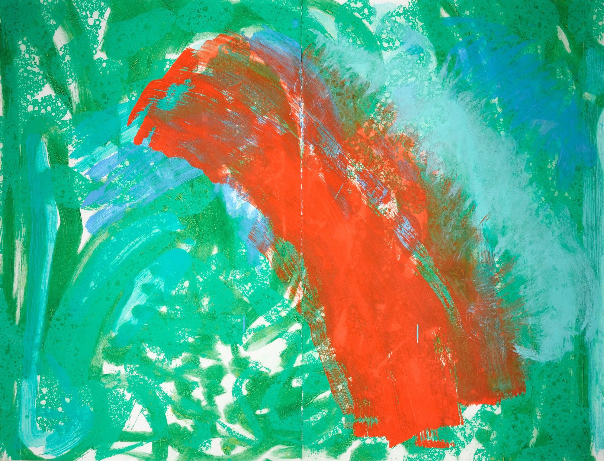 Howard Hodgkin Into The Woods, Summer (Signed Print) 2001