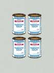 Soup Cans Quad (grey paper) - Signed Print
