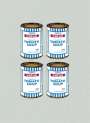 Banksy: Soup Cans Quad (grey paper) - Signed Print