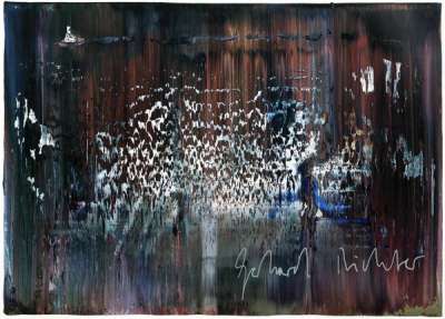 Nach Abstraktes Bild - Signed Print by Gerhard Richter 1990 - MyArtBroker