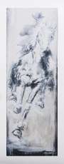 Richard Hambleton: Horse And Rider (white) - Unsigned Print